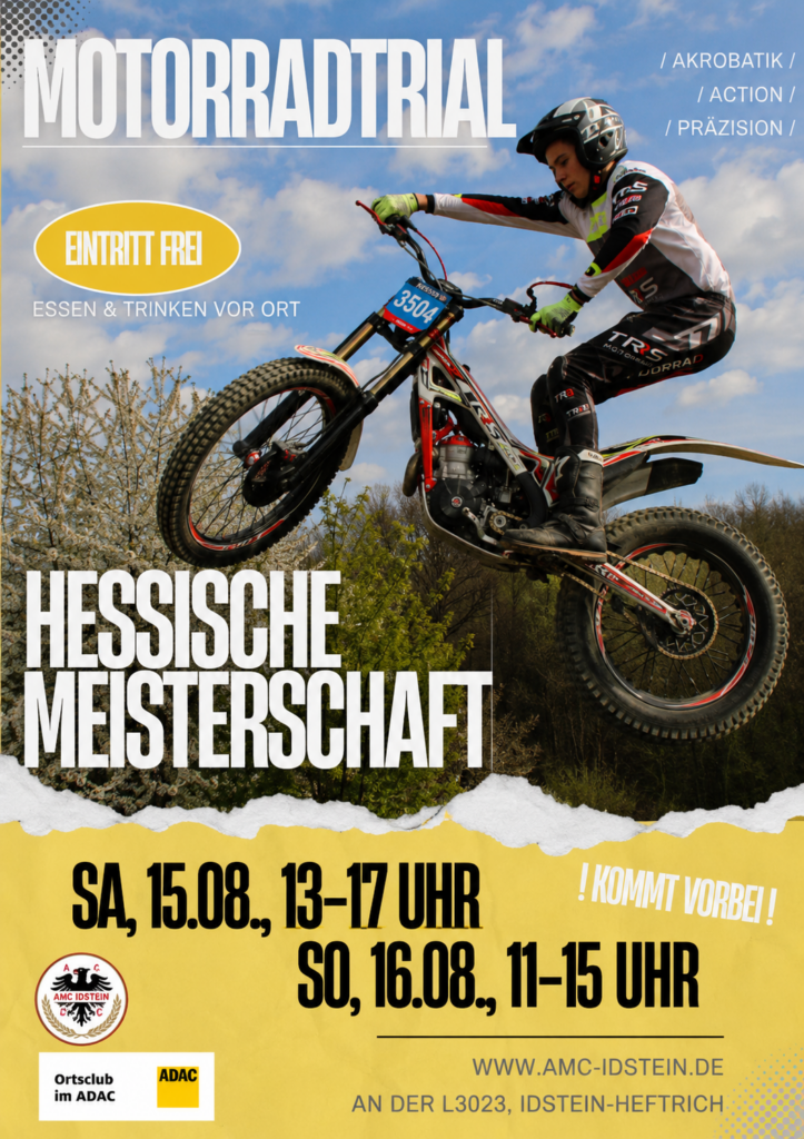 Hessische Meisterschaft im Motorradtrial beim AMC Idstein!