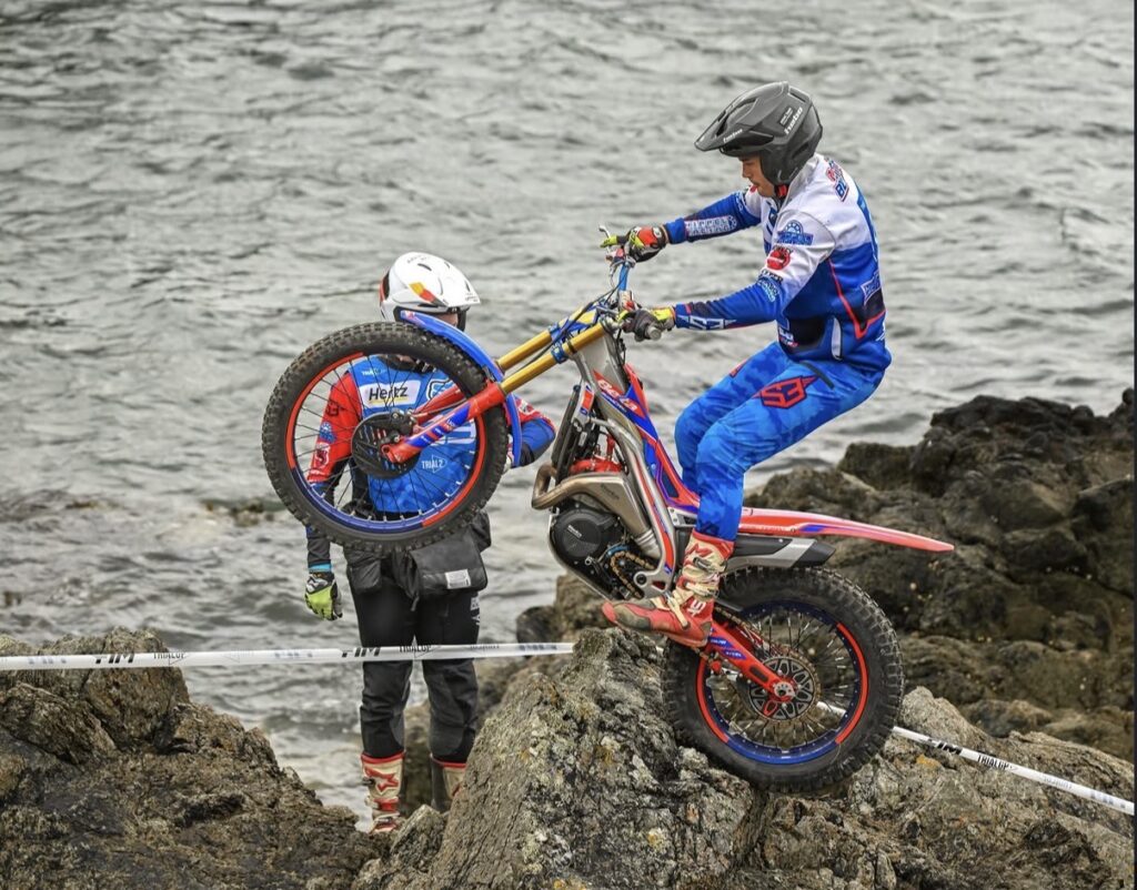 Rodney Bereiter fährt bei der Trial-Weltmeisterschaft in die Top Ten